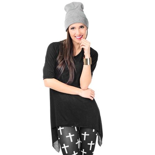 TUNIKA MIDSLEEVE /CZARNA M/ na Arena.pl