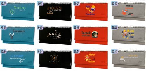 TERMINARZ STRAŻAKA personalizowany 2026 tygodniowy kalendarz biurkowy na Arena.pl