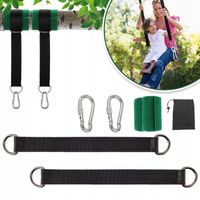 MOCOWANIE DO HUŚTAWKI HAMAKA FOTELA LINKI TAŚMY CZARNE PASY 1000 KG MOCNE