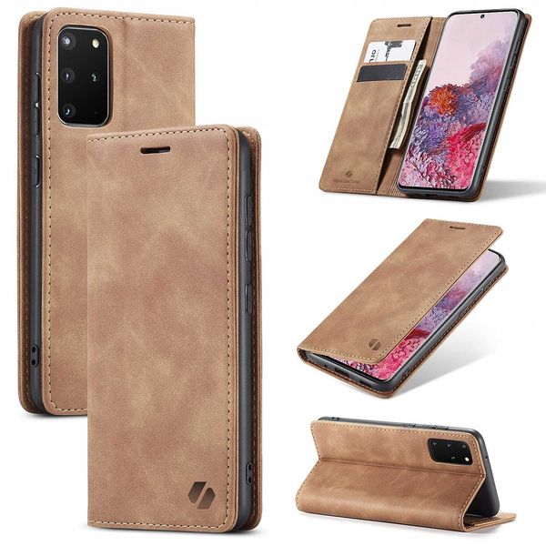 Spacecase Wallet Galaxy S20+ Light Brown zdjęcie 7