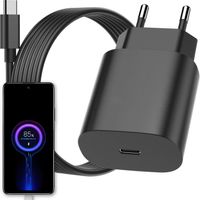 SZYBKA ŁADOWARKA SIECIOWA TELEFONU DLA SAMSUNG 25W + KABEL USB-C 1M