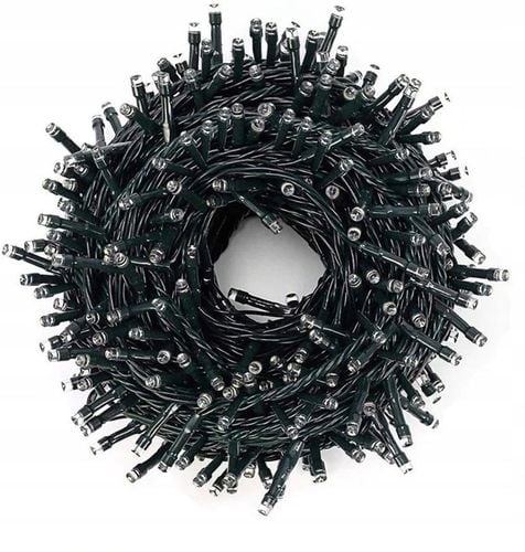 LAMPKI CHOINKOWE 1000 LED ZEWNĘTRZNE WEWNĘTRZNE BIALY ZIMNY na Arena.pl