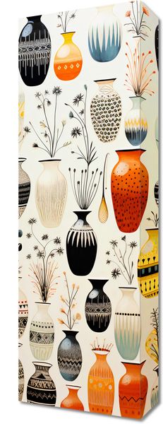 Obraz 20x60cm Symfonia Wazonów zdjęcie 1