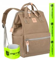 Plecak do samolotu PETERSON damski miejski sportowy torba na laptopa USB