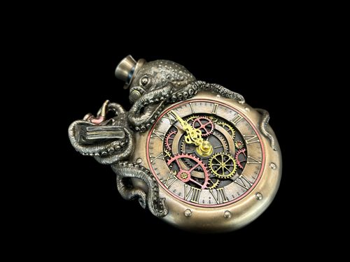 Ośmiornica na zegarze kolekcja Steampunk Veronese WU77802A4 na Arena.pl