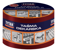 TAŚMA USZCZELNIAJĄCA DEKARSKA 10CM*10MB CZERWONY/CEGLASTY - TAS DEK 10 2