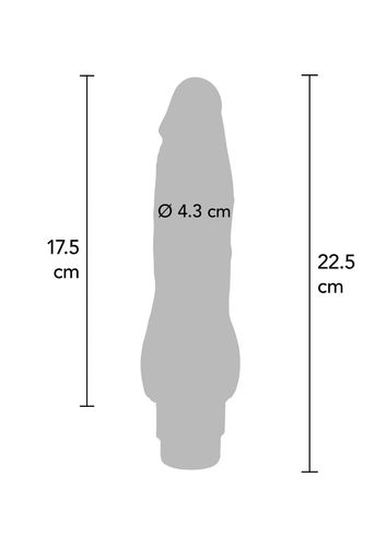 Dual Density Smooth Vibrator Light Skin Tone na Arena.pl