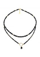 Naszyjnik KASKADA TURMALIN 925