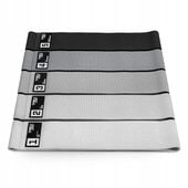 Zestaw 5 gum oporowych taśm do ćwiczeń fitness materiałowe mocne Trex