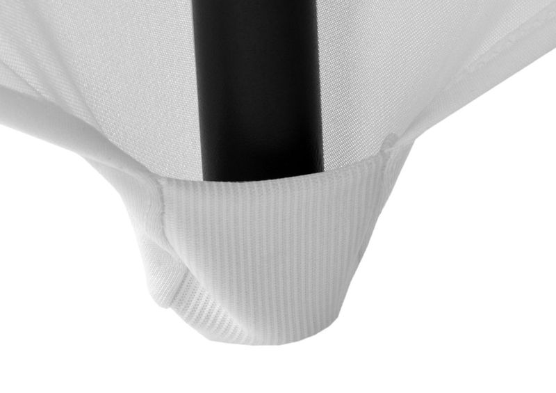 Pokrowiec na stolik koktajlowy BIAŁY 80 cm zdjęcie 10