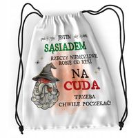 Plecak Dla Sąsiada Sportowy Szkolny Worek Torba Z Nadrukiem Ze Zdjęciem