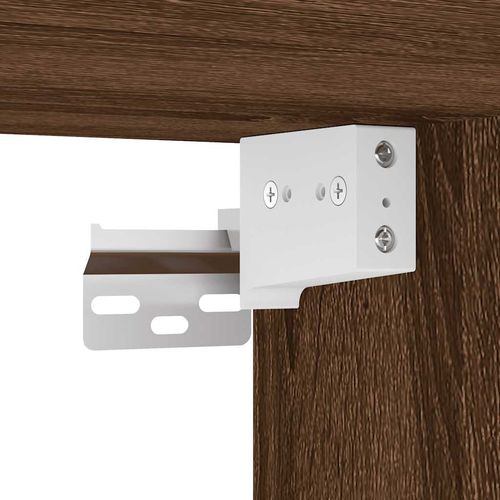 Szafka łazienkowa z lustrem i LED, brązowy dąb, 40x12x45 cm na Arena.pl