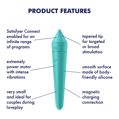 Satisfyer Ultra Power Bullet 8 Turquoise na Arena.pl