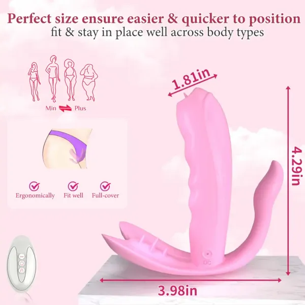 Silicone Vibrator 7 vibration modes - Heating + APP zdjęcie 2