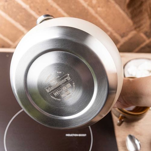 czajnik stalowy z gwizdkiem 3l klausberg kb-7956 beżowy mat na Arena.pl