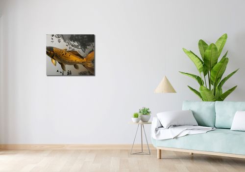 Obraz 60x50cm Spokojna Ryba Koi na Arena.pl