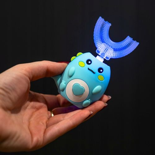 SZCZOTECZKA SONICZNA DO ZĘBÓW ELEKTRYCZNA AKUMULATOROWA DLA DZIECI 2-12 LAT na Arena.pl