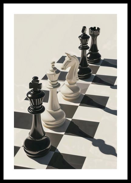 Plakat 30x45cm Szach i Mat zdjęcie 3