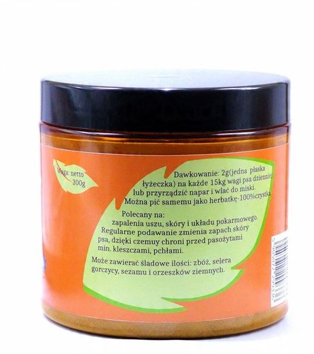 Suplement Do michy Czystek 100% dla psa sproszkowany pasożyty sierść 300g na Arena.pl