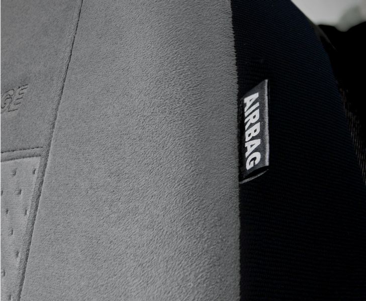 Pokrowce z alcantary na fotele samochodowe PRESTIGE Szare do BMW 5 zdjęcie 3