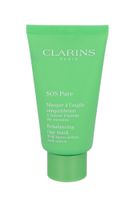 tester clarins sos pure rebalancing clay mask 75ml