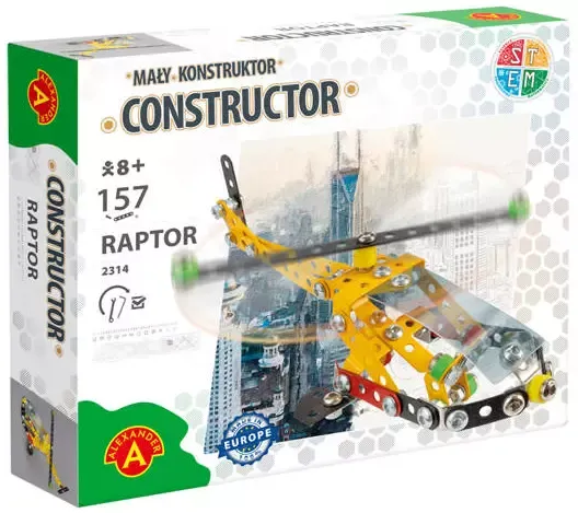 Mały Konstruktor. Raptor (157 elementów) zdjęcie 1