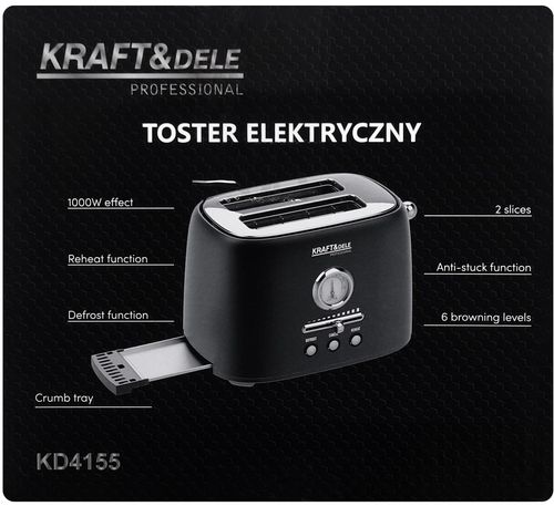 toster elektryczny 1000w kd4155 na Arena.pl