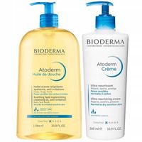 Zestaw Bioderma Atoderm Creme Ultra 500 ml + Olejek Nawilżający Huile