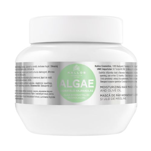 Kallos Algae, Nawilżająca maska do włosów z ekstraktem algi i oliwą z oliwek, 275ml na Arena.pl