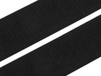 Guma płaska 30 mm (25 mb) CZARNA