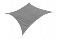 Żagiel przeciwsłoneczny prostokątny ogrodowy 4x3 m szary