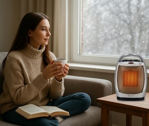 TERMOWENTYLATOR FARELKA GRZEJNIK ELEKTRYCZNY CERAMICZNY Z TERMOSTATEM na Arena.pl