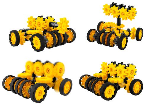 KORBO KLOCKI KONSTRUKCYJNE Machine 61 el. na Arena.pl