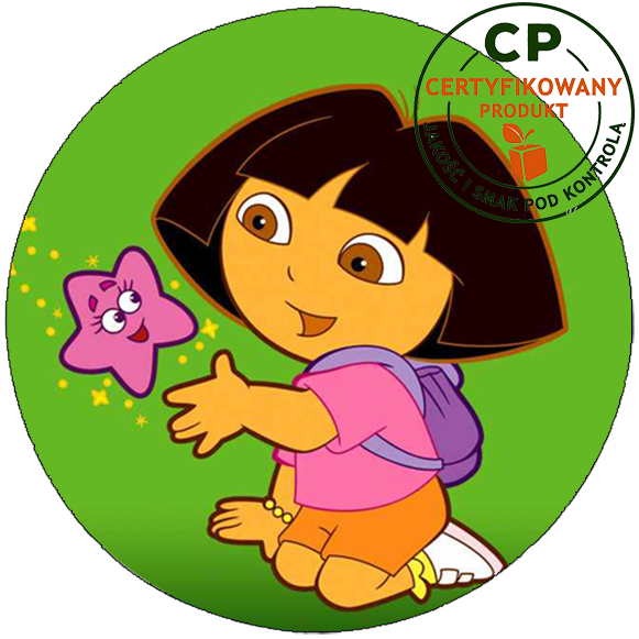 Opłatek na tort Dora zdjęcie 1