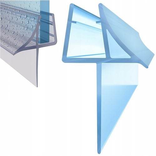 USZCZELKA DO KABINY PRYSZNICOWEJ SZYBY 4-6mm DRZWI DOLNA Z OKAPNIKIEM 100CM na Arena.pl