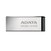 ADATA | Pamięć Masowa USB | UR350 | 64 GB | USB 3.2 Gen1 | Czarny