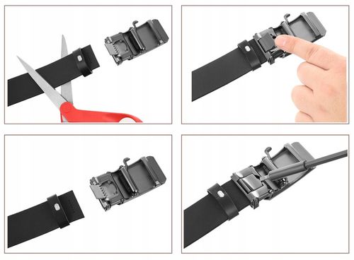 REVERSE PASEK SKÓRZANY MĘSKI DO SPODNI AUTOMAT BRĄZOWY SKÓRA NATURALNA 100 na Arena.pl