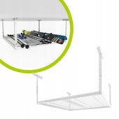 Półka garażowa wisząca sufitowa mocna regał piwnica garaż 60x120 - PGF