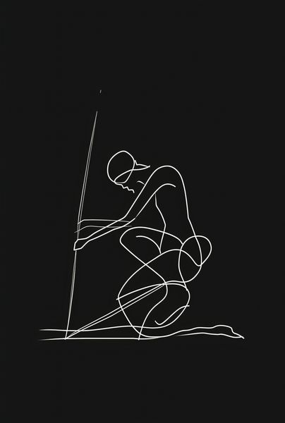 Plakat 68x101cm Linia zdjęcie 1