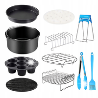 AKCESORIÓW ZESTAW DO FRYTOWNIC 8" DO AIR FRYER (19CM+20CM+18CM+STAL)
