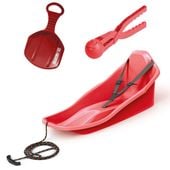 Sanki z oparciem TOPO + Ślizg na zimę + Śnieżkomat