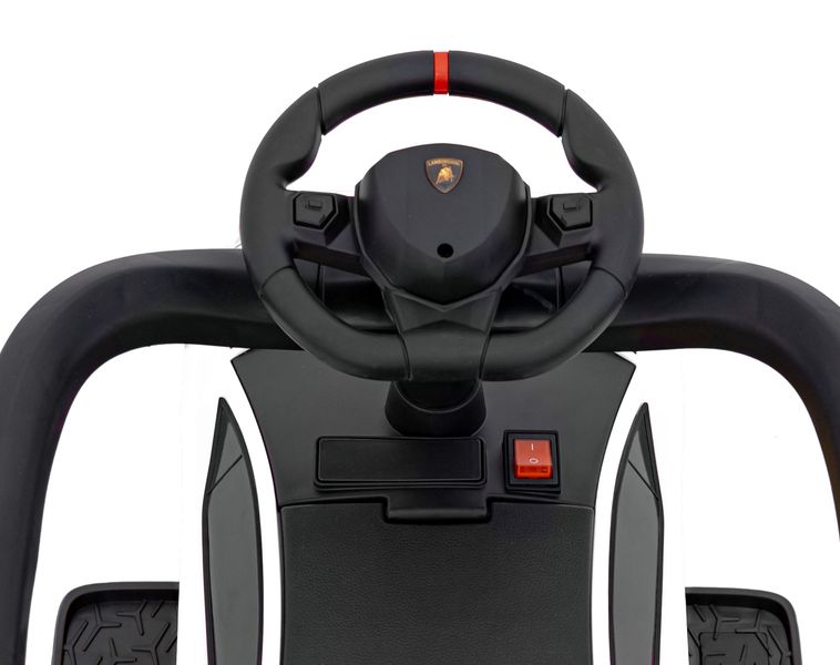 Jeździk, Pchaczyk Lamborghini Aventador Sv Biały zdjęcie 16