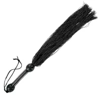 sportsheets large rubber whip black - długi bat gumowy 55 cm
