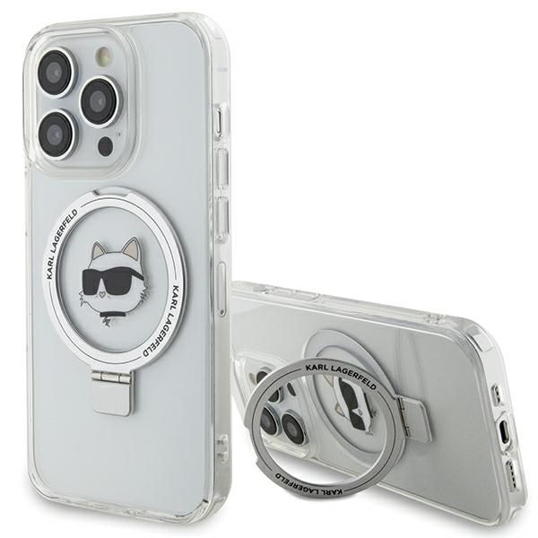 Etui Karl Lagerfeld do iPhone 15 Pro, Biały, MagSafe zdjęcie 1