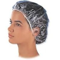 Czepki jednorazowe foliowe z gumką - 10 sztuk