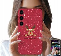 ETUI DO SAMSUNG GALAXY M55 5G - ŚWIĄTECZNY RENIFER MIKOŁAJ ŚWIĘTA +SZKŁO