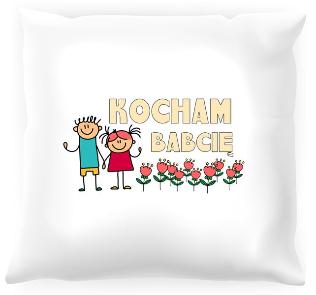 Poduszka Kocham Babcię #02 zdjęcie 1