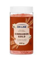 ON LINE Sól do kąpieli Cinnamon Gold 800 g
