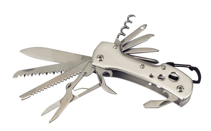 Scyzoryk STRONG HELPER, srebrny zdjęcie 2