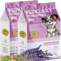 PODKŁADY CHŁONNE PREMIUM HIGIENICZNE MATY DO SIKANIA DLA PSA 60x45 100 SZT